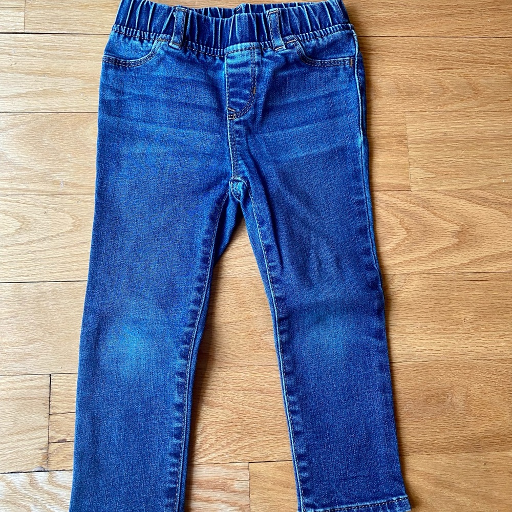 Baby Gap stretch jean leggings (size 3T)